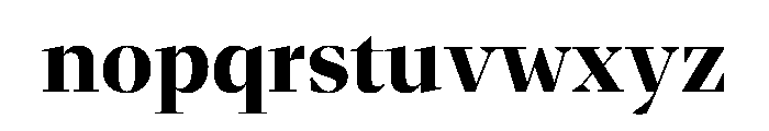 29LTZaridDisplay Bold Instance Font LOWERCASE