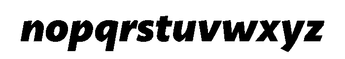 29LTZaridSansAL BlackSlanted Font LOWERCASE