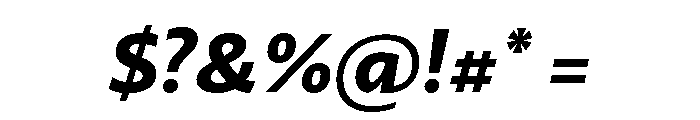 29LTZaridSansAL BoldSlanted Font OTHER CHARS