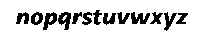 29LTZaridSansAL BoldSlanted Font LOWERCASE