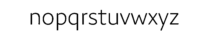 29LTZaridSansAL ExtraLight Instance A8115dde Font LOWERCASE