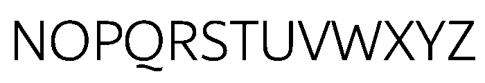 29LTZaridSansAL Light Instance 60943fac Font UPPERCASE