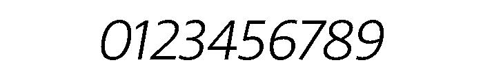29LTZaridSansAL LightSlanted Font OTHER CHARS