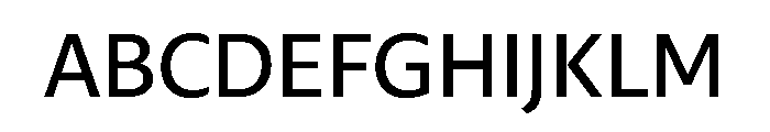 29LTZaridSansAL Medium Instance 061772e4 Font UPPERCASE