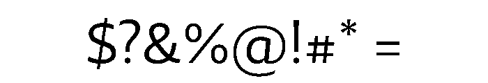 29LTZaridSansAL Regular Instance Font OTHER CHARS