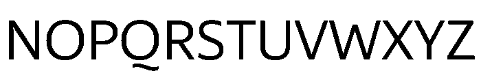 29LTZaridSansAL Regular Instance Font UPPERCASE