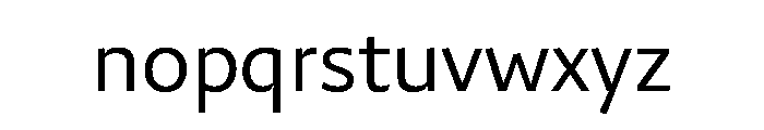 29LTZaridSansAL Regular Instance Font LOWERCASE