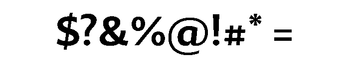 29LTZaridSansAL SemiBold Instance Font OTHER CHARS
