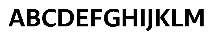29LTZaridSansAL SemiBold Instance Font UPPERCASE
