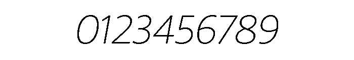 29LTZaridSansAL ThinSlanted Font OTHER CHARS