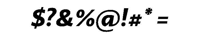 29LTZaridSansALSlanted BoldSlanted Instance Font OTHER CHARS