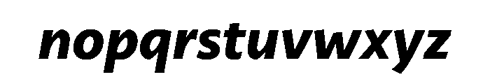 29LTZaridSansALSlanted BoldSlanted Instance Font LOWERCASE