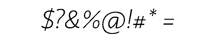 29LTZaridSansALSlanted ExtraLightSlanted Instance Font OTHER CHARS