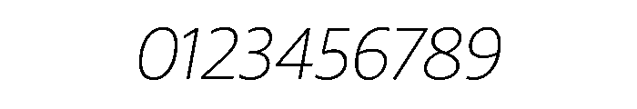 29LTZaridSansALSlanted ThinSlanted Instance Font OTHER CHARS