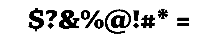 29LTZaridSerif Black Instance Font OTHER CHARS