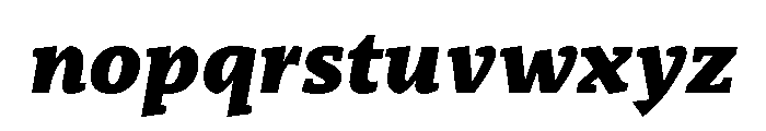 29LTZaridSerif BlackSlanted Font LOWERCASE