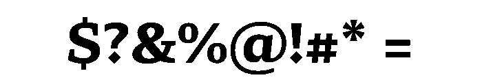 29LTZaridSerif Bold Instance Font OTHER CHARS