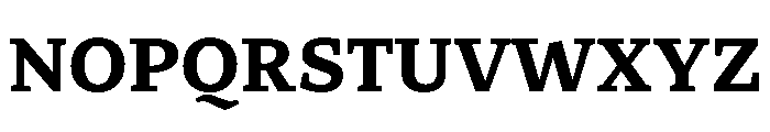 29LTZaridSerif Bold Instance Font UPPERCASE