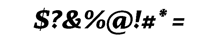 29LTZaridSerif BoldSlanted Font OTHER CHARS