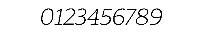 29LTZaridSerif ExtraLightSlanted Font OTHER CHARS