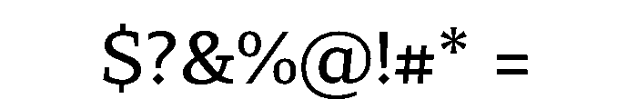 29LTZaridSerif Medium Instance Font OTHER CHARS