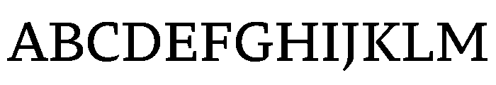 29LTZaridSerif Medium Instance Font UPPERCASE