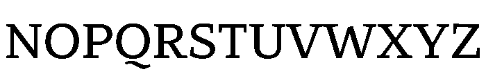 29LTZaridSerif Medium Instance Font UPPERCASE
