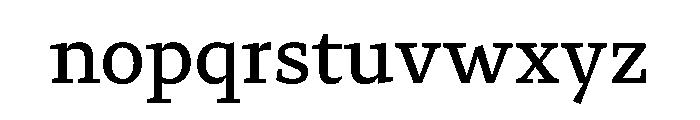 29LTZaridSerif Medium Instance Font LOWERCASE