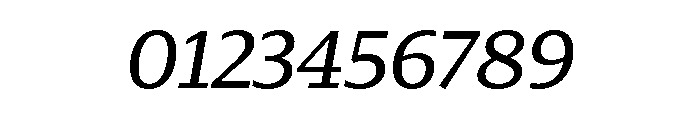 29LTZaridSerif MediumSlanted Font OTHER CHARS