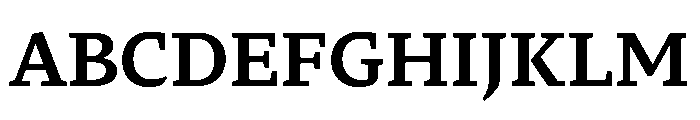 29LTZaridSerif SemiBold Instance Font UPPERCASE