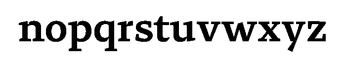 29LTZaridSerif SemiBold Instance Font LOWERCASE