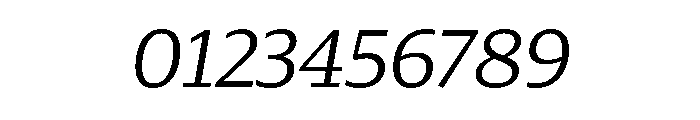 29LTZaridSerif Slanted Font OTHER CHARS