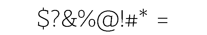 29LTZaridSerif Thin Instance Font OTHER CHARS