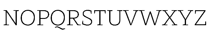 29LTZaridSerif Thin Instance Font UPPERCASE