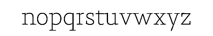 29LTZaridSerif Thin Instance Font LOWERCASE