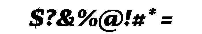 29LTZaridSerifSlanted BlackSlanted Instance Font OTHER CHARS