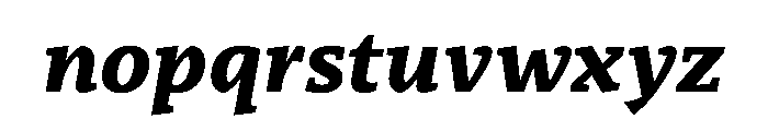 29LTZaridSerifSlanted BoldSlanted Instance Font LOWERCASE