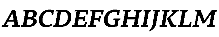 29LTZaridSerifSlanted SemiBoldSlanted Instance Font UPPERCASE