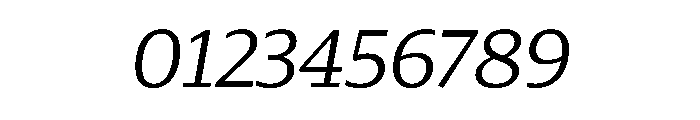 29LTZaridSerifSlanted Slanted Instance Font OTHER CHARS