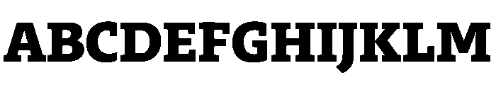 29LTZaridSlab Black Instance Font UPPERCASE