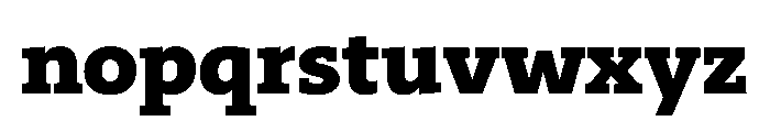 29LTZaridSlab Black Instance Font LOWERCASE