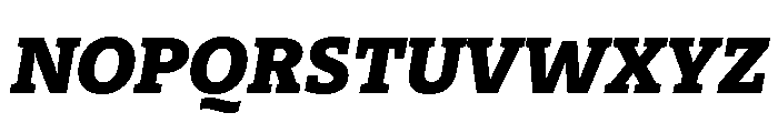 29LTZaridSlab BlackSlanted Font UPPERCASE