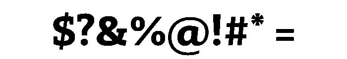 29LTZaridSlab Bold Instance Font OTHER CHARS