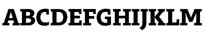 29LTZaridSlab Bold Instance Font UPPERCASE