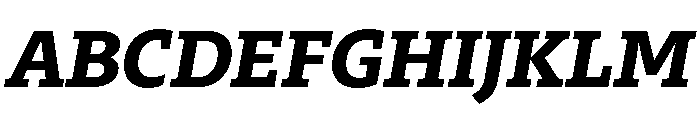 29LTZaridSlab BoldSlanted Font UPPERCASE