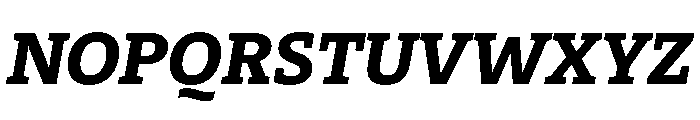 29LTZaridSlab BoldSlanted Font UPPERCASE