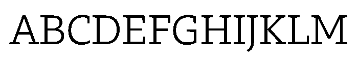 29LTZaridSlab Light Instance Font UPPERCASE