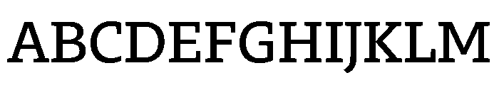 29LTZaridSlab Medium Instance Font UPPERCASE