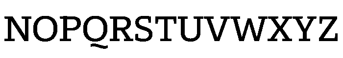 29LTZaridSlab Medium Instance Font UPPERCASE