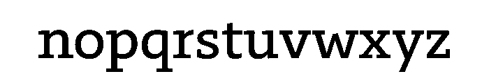 29LTZaridSlab Medium Instance Font LOWERCASE